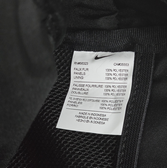 *NWT* NIKE Mini Black Faux Fur Backpack - Picture 8 of 16